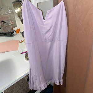 American Threads purple short dress